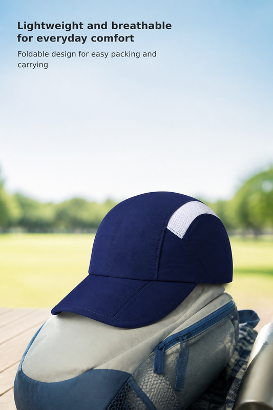 Kids’ Foldable UPF 50+ Baseball Cap, Ages 2–9